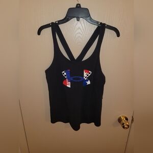 Under Armour Americana Style Freedom Tank Top NWT Loose Womens Size S